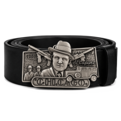 Al Capone Chicago American Crime Mafia Boss  Belt Buckle