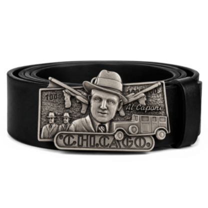 Al Capone Chicago American Crime Mafia Boss  Belt Buckle