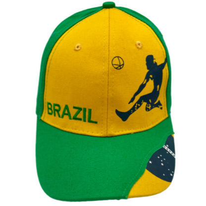 Brasil Brasil Copa Mundial Jugador de Fútbol Gorra de Béisbol Gorra Casquette