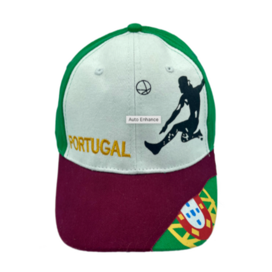 Portugal Açores Lisbonne Drapeau Sport Joueur de Football Casquette de Tennis