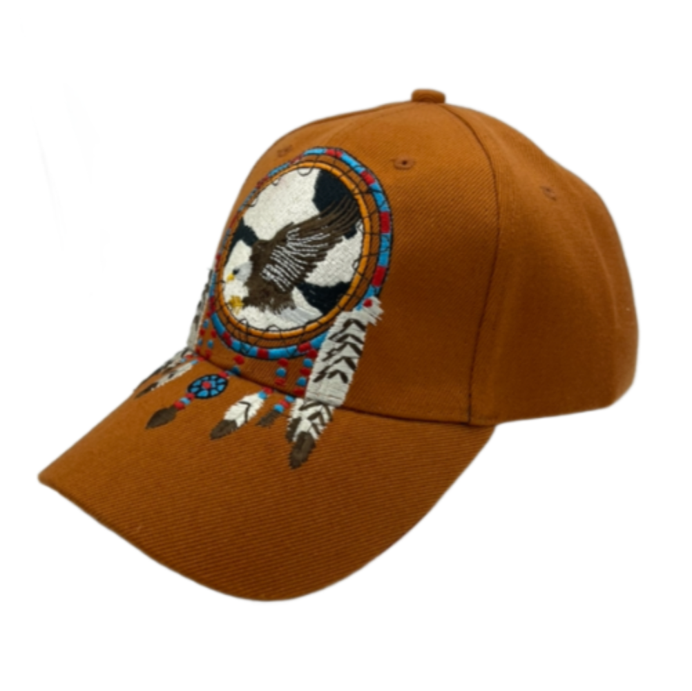 SOMBRERO DE ÁGUILA GORRA DE BÉISBOL ATRAPASUEÑOS PLUMAS CHAPEAU CHAPEAU NATIVO INDIO