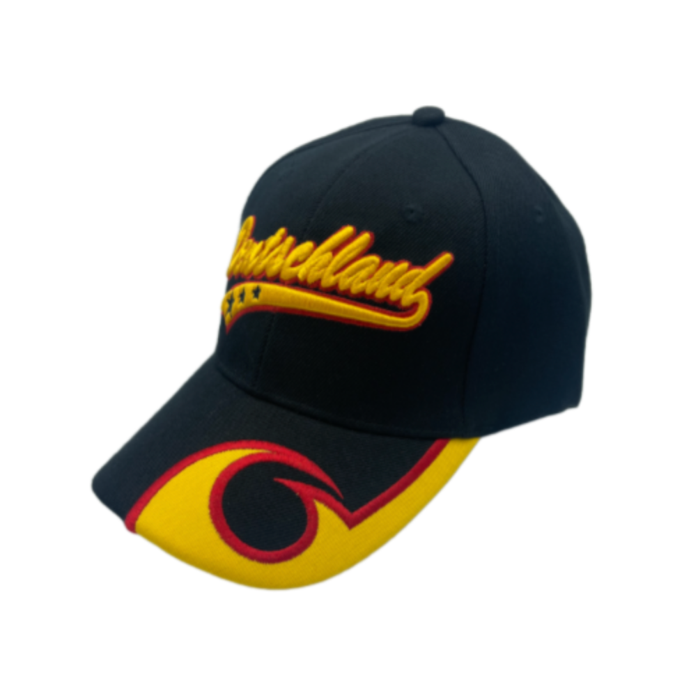 DEUTSCHLAND ALLEMAGNE DRAPEAU DU PAYS ALLEMAND FAN DE SPORT BASEBALL FOOTBALL ÉQUIPE DE FOOTBALL CAP CHAPEAU