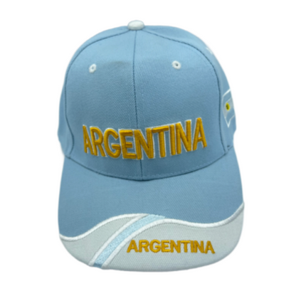 Argentina Bandera Argentina Tapa Gorra Sombrero Fútbol Gorra Béisbol Casqueta