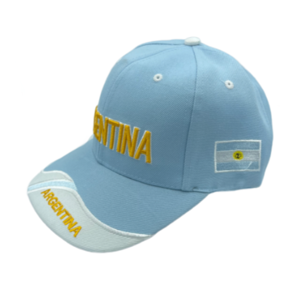 Casquette de Baseball avec drapeau argentin, chapeau de football, Tapa Gorra Sombrero