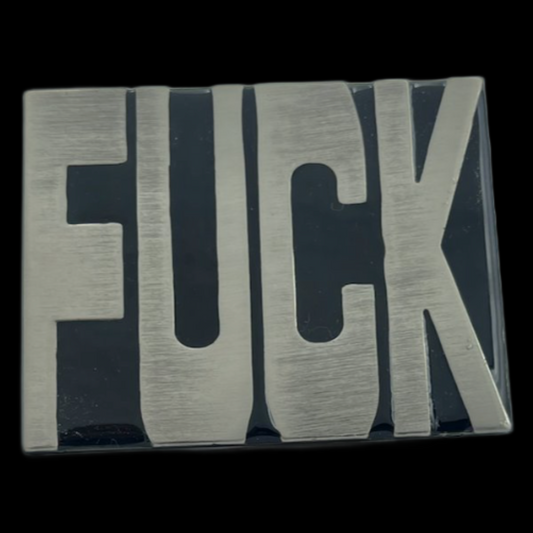 F*CK Street Fashion Fun Humour Belt Buckle F. U. C. K. Cool Art