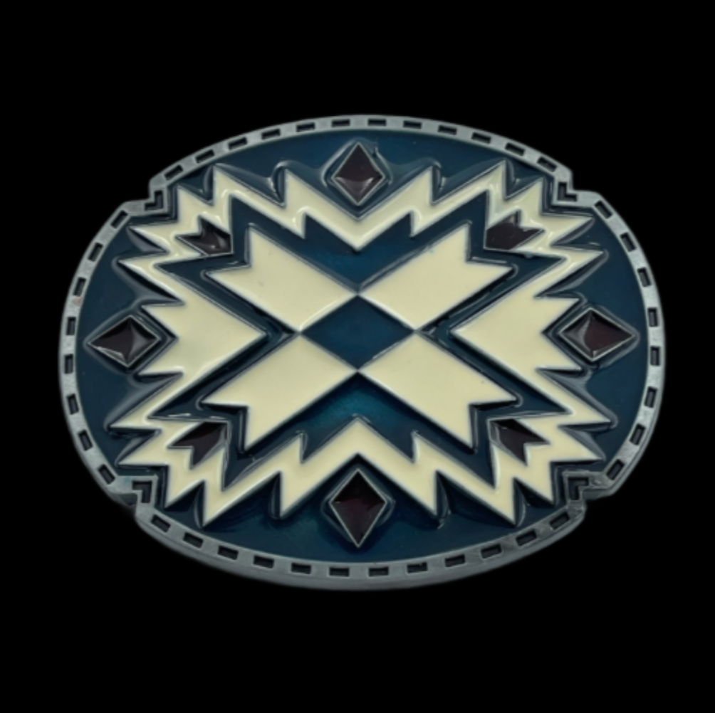 Amerindian Pride North America Native Art Belt Buckle