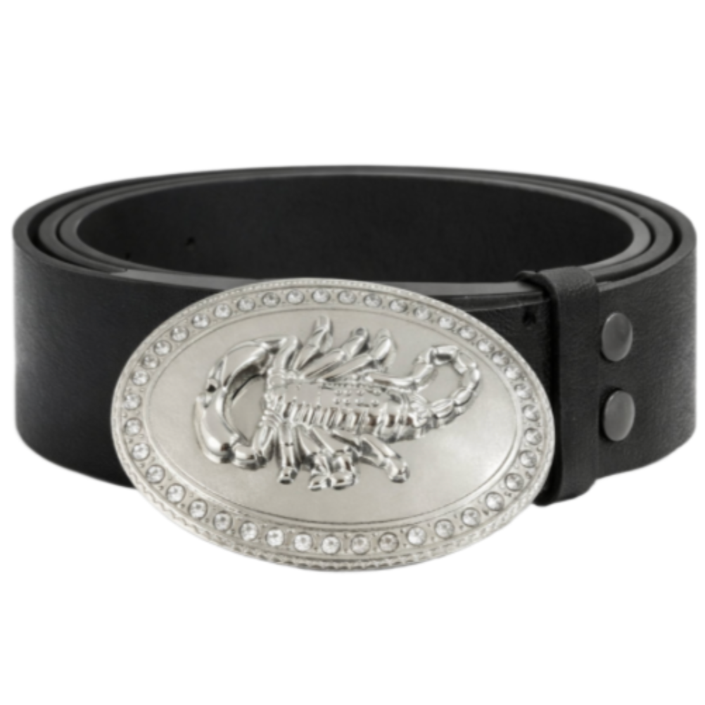 Scorpion Zodiac Sign Scorpio Rhinestone Belt Buckle