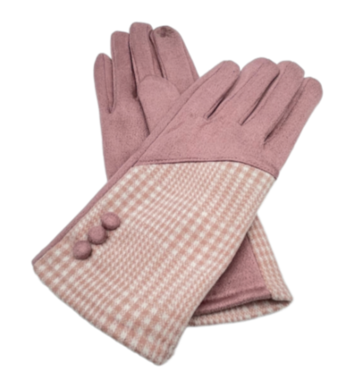 Stylish Boutique Ladies Pink Classy Winter Gloves