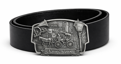 New Orleans Mardi Gras Louisiana Jazz Bar Show Festival Belt Buckle