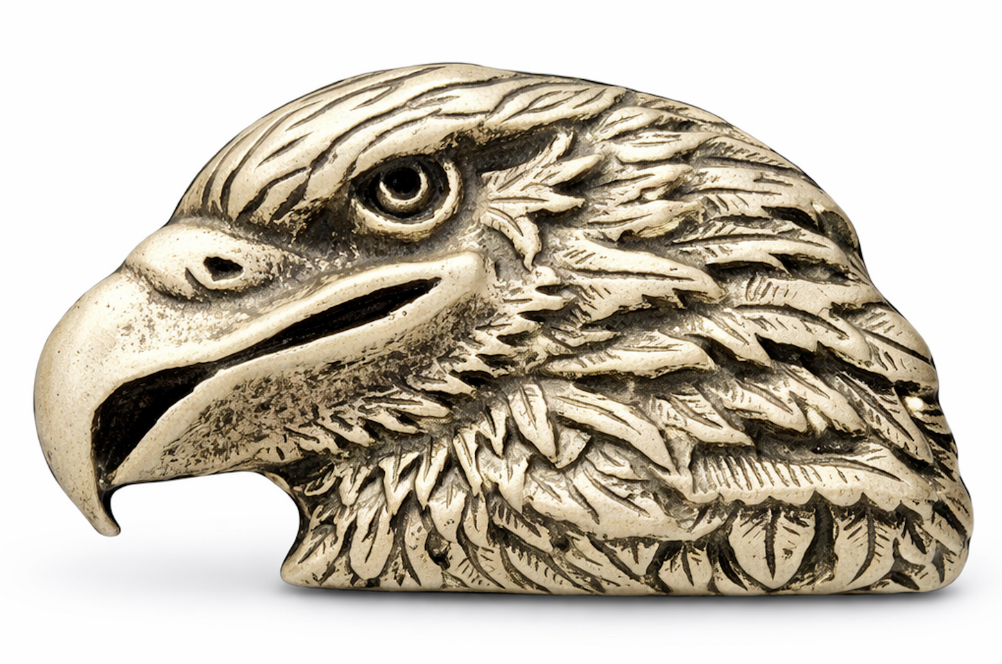 Boucle de ceinture tête d'aigle