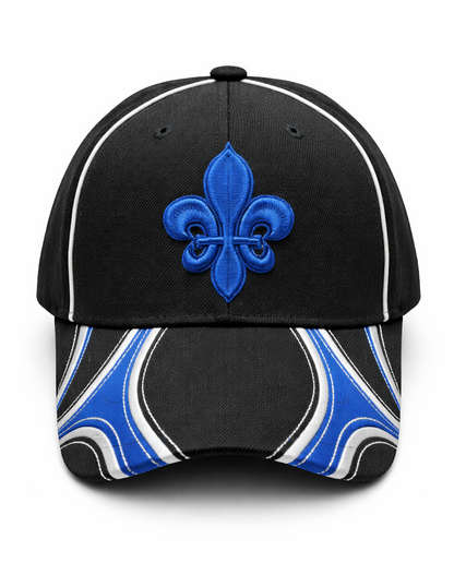 Gorra de béisbol deportiva con bandera de los Patriots de Quebec, Casquette