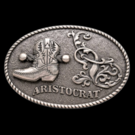 Aristocrat Flower Western Cowboy Boot Belt Buckle