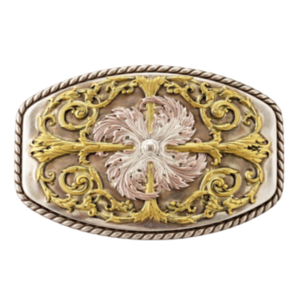 Hippie Era Bohemian Tribal Flower Womens Belt Buckle