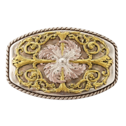 Hippie Era Bohemian Tribal Flower Womens Belt Buckle
