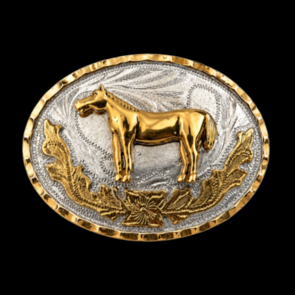 Horse Ranch Equestrian Western Cowboy Belt Buckle