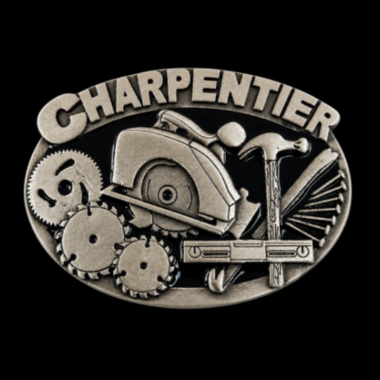 Charpentier French Carpenter Handsaw Belt Buckle