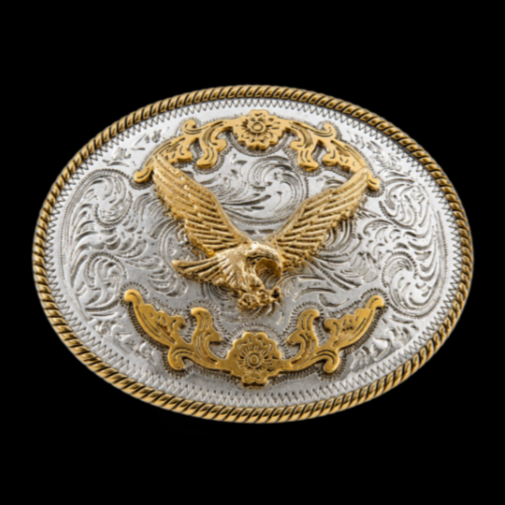 American Eagle Western Fashion Cowboy Big Belt Buckle