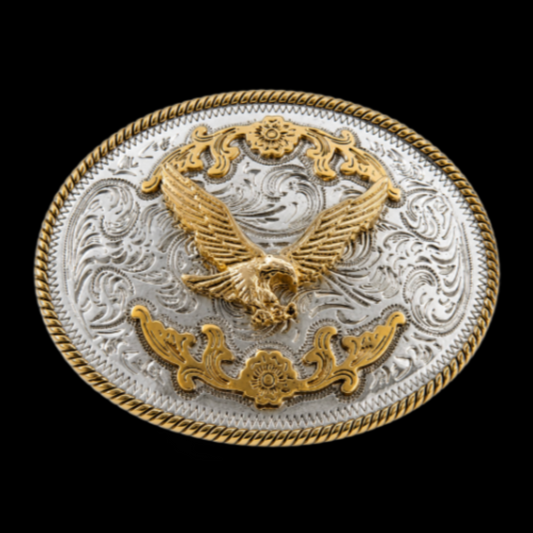 American Eagle Western Fashion Cowboy Big Belt Buckle