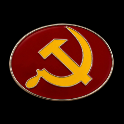 Russia USSR Soviet Hammer Sicle Flag Belt Buckle