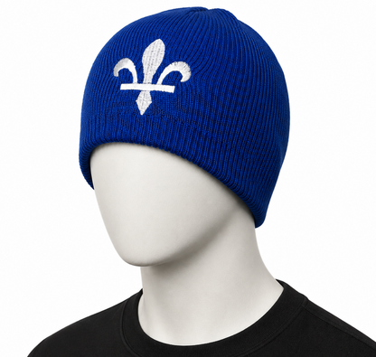 Quebec Canadá Tuque Beanie Gorro de esquí de invierno Fleur De Lys Chapeu D'hiver