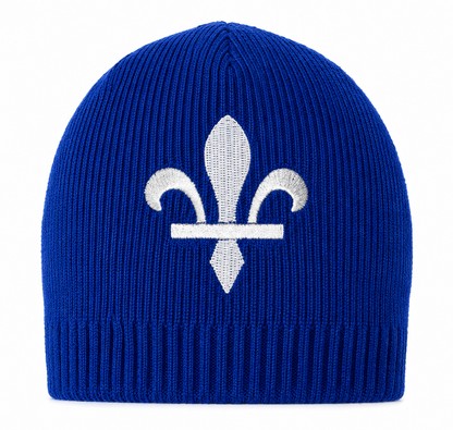 Quebec Canadá Tuque Beanie Gorro de esquí de invierno Fleur De Lys Chapeu D'hiver