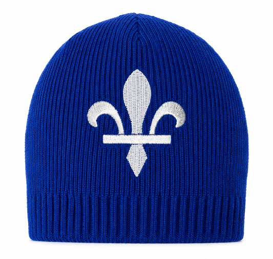 Quebec Canadá Tuque Beanie Gorro de esquí de invierno Fleur De Lys Chapeu D'hiver