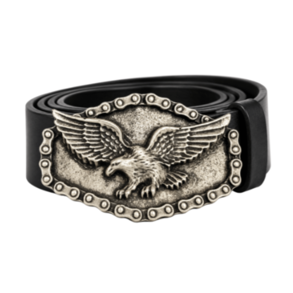 Wild Bald American Eagle Western Cowboy Belt Buckle
