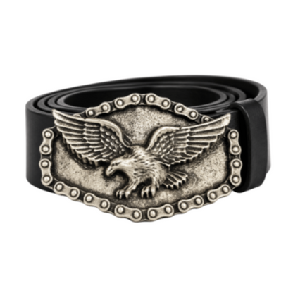 Wild Bald American Eagle Western Cowboy Belt Buckle