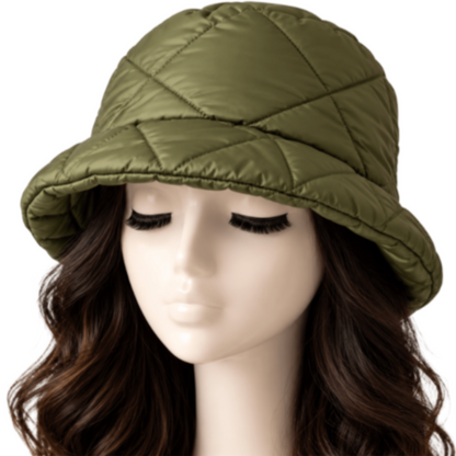 Bucket Beanie Crochet Flower Women's Winter Hat Beret