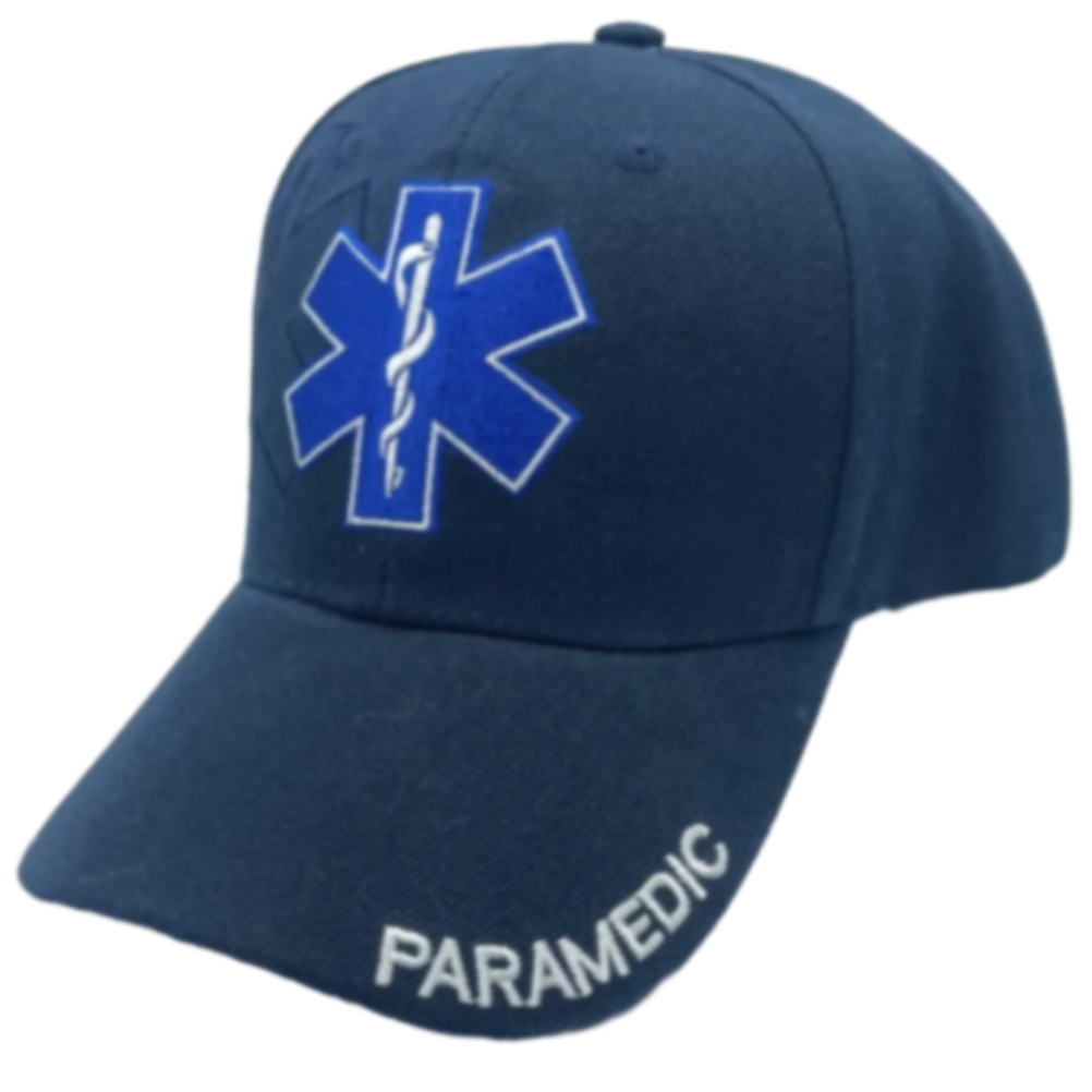 Emergency Medical Technician EMT Cross Paramedic Embroidered Baseball Cap Hat