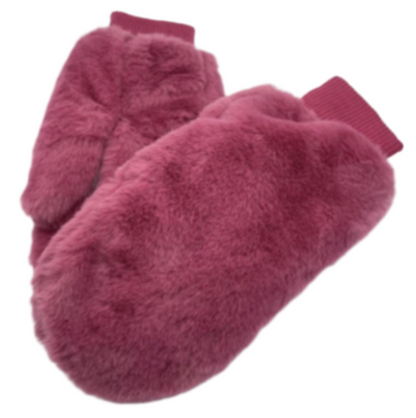 Women Soft Plush Warm Gloves Winter Fluffy Thicken Warm Mittens Faux Fur