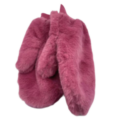 Women Soft Plush Warm Gloves Winter Fluffy Thicken Warm Mittens Faux Fur