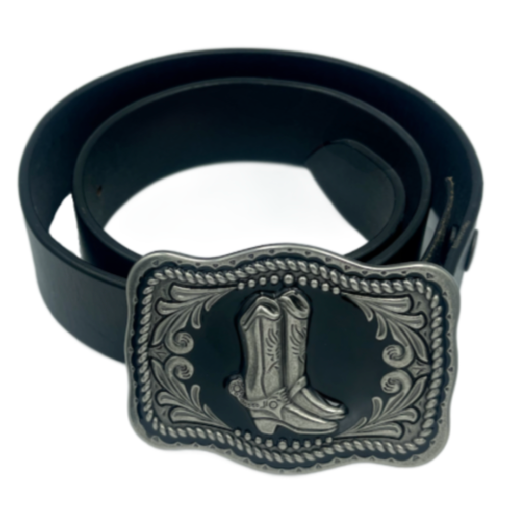 Cowboy Cowgirl Boots Western Fashion Style Belt Buckle