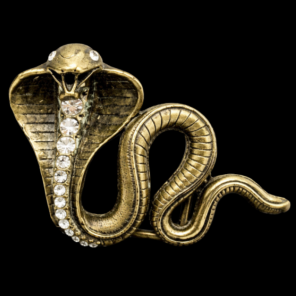 Belt Buckle Snake Eyes Egypt Cobra Serpent Reptile