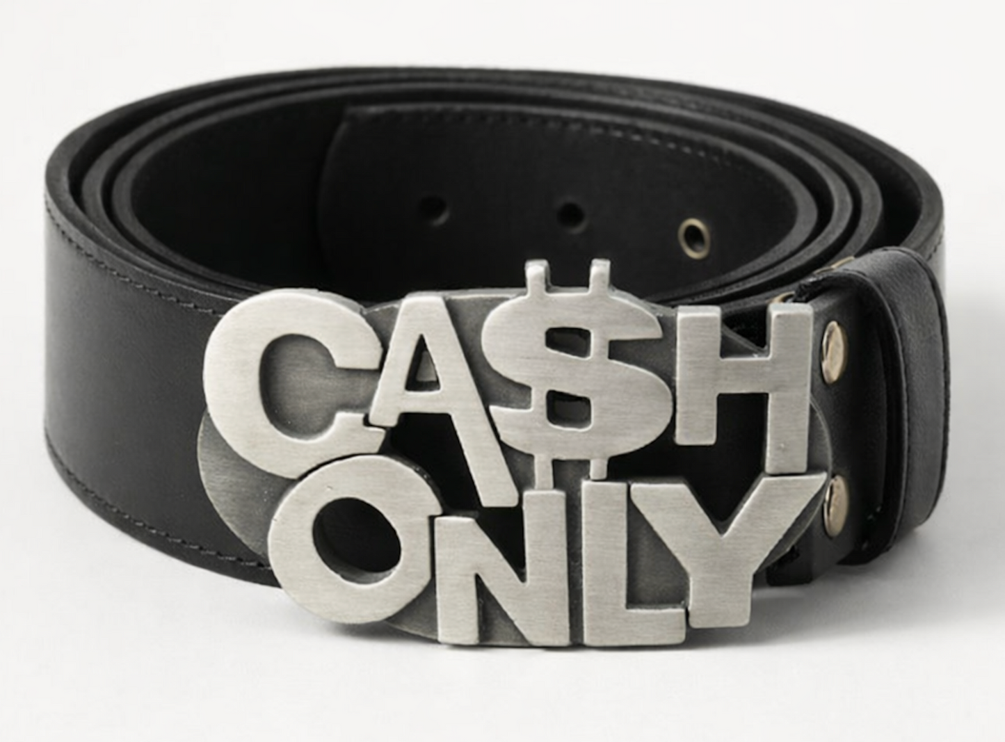 Cash Only Dollar Sign Money Symbol Cool Belt Buckle