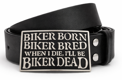 Biker Born Biker Bred Biker Dead Cinturón Hebilla Hebillas