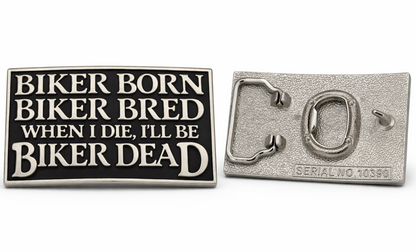 Biker Born Biker Bred Biker Dead Cinturón Hebilla Hebillas