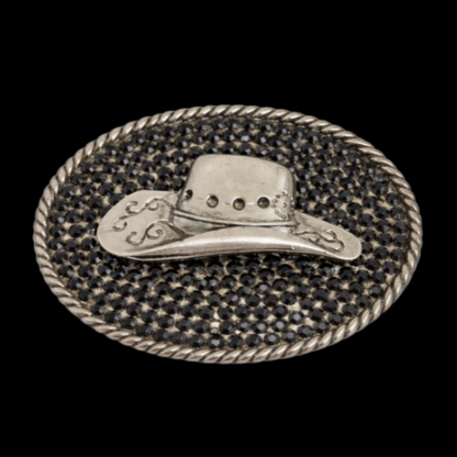 Western Silver Cowboy Cowgirl Rodeo Hat Hebillas de cinturón Boucle de Ceinture