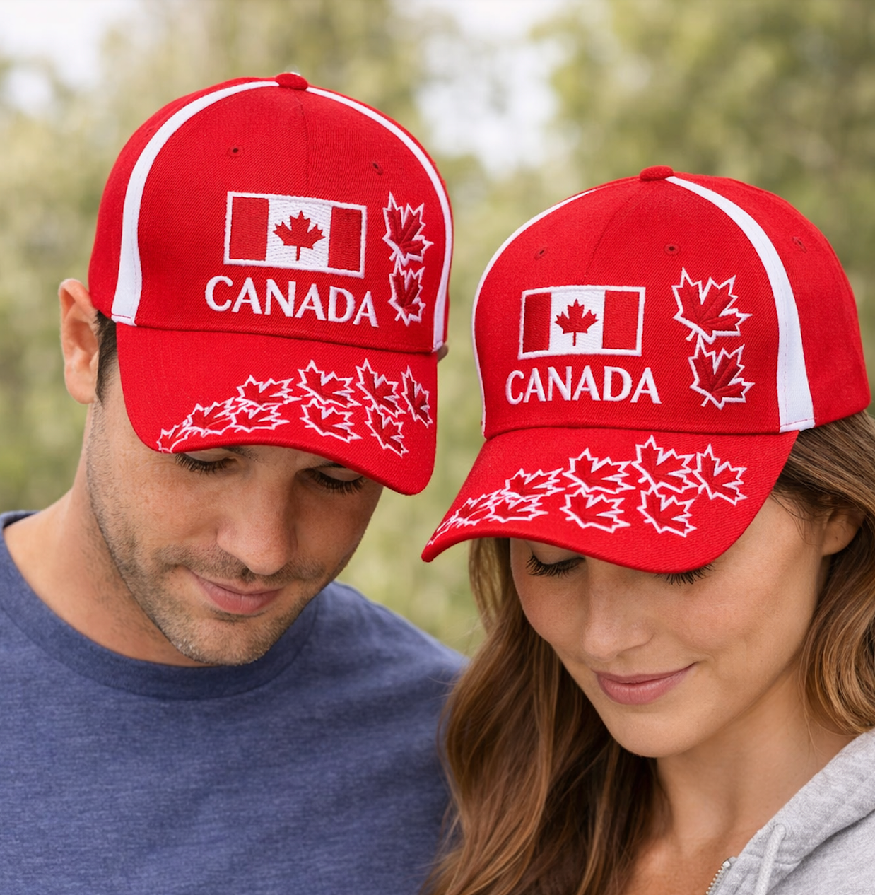 Bandera Roja Canadá Pelota Béisbol Sombrero Gorra Hojas Arce Casqueta
