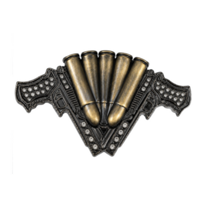 Bullet Guns Bottle Opener Rhinestone Belt Buckle