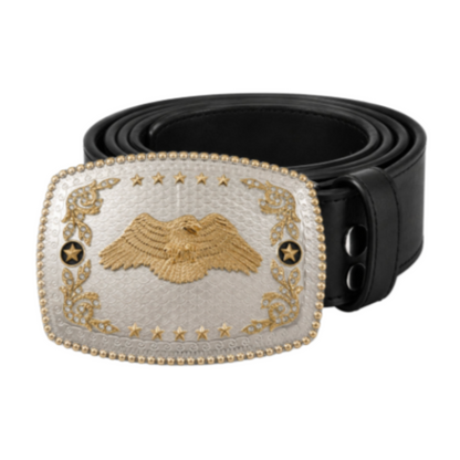 American Eagle Wings Big Western Belt Buckle