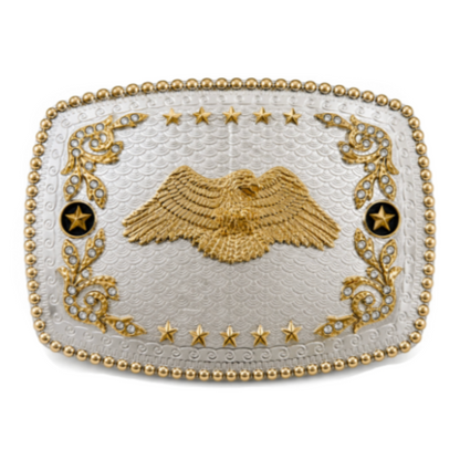 American Eagle Wings Big Western Belt Buckle