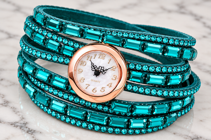 Reloj de diamantes de imitación de moda para mujer con reloj de pulsera elegante y moderno con diseño de diamantes