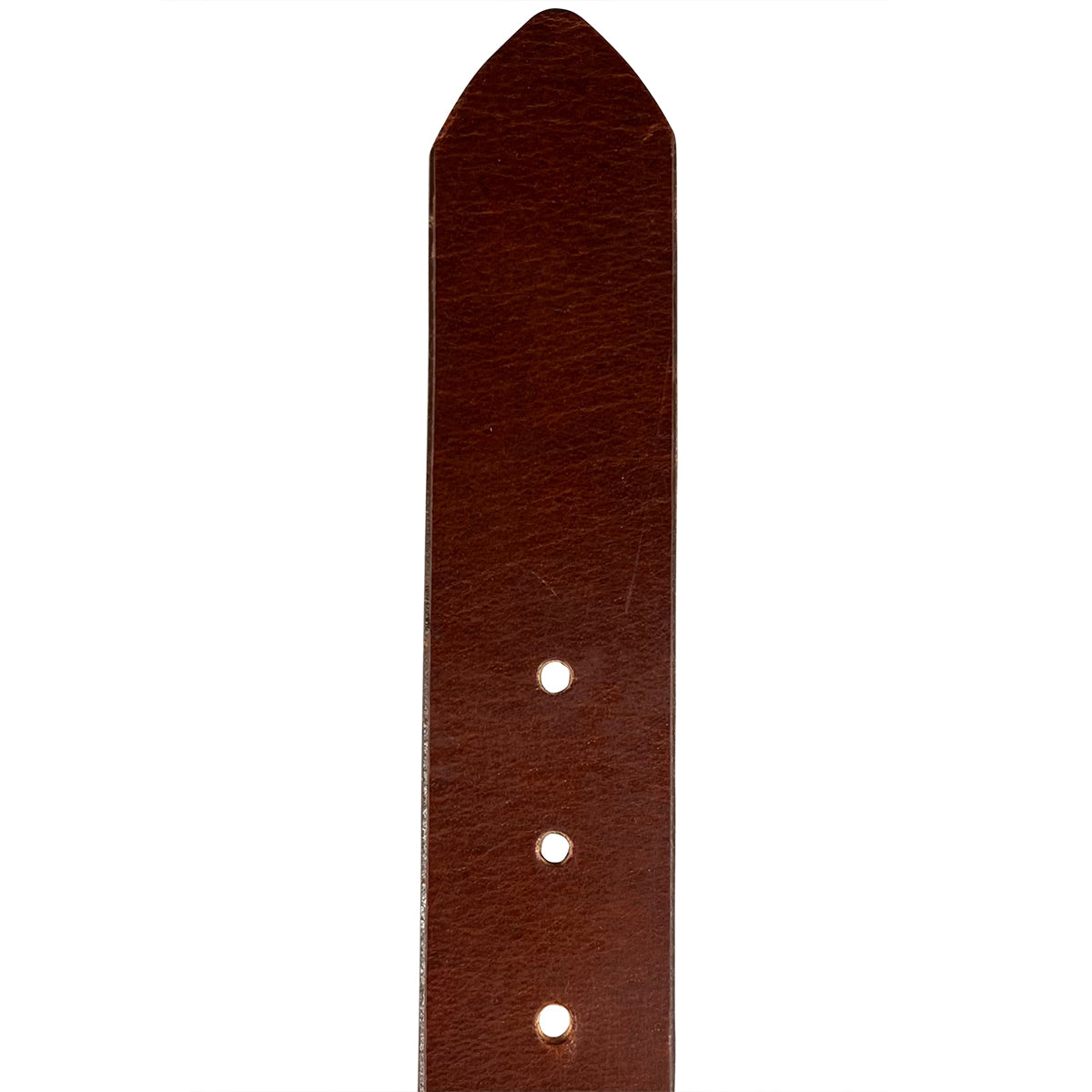 1.5"(38mm) Cognac Full Grain Leather Belt Handmade in Canada by Zelikovitz