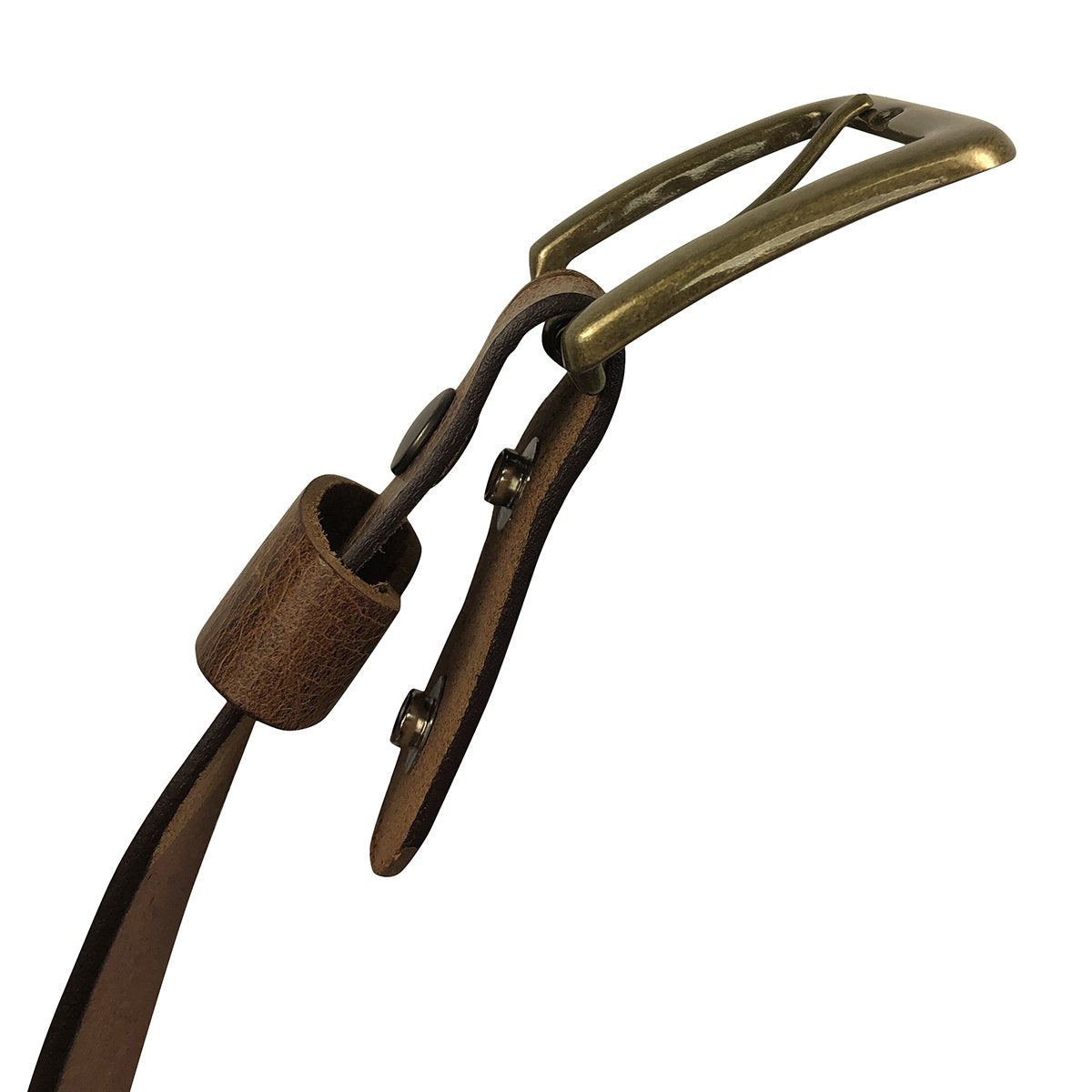 1.5"(38mm) Distressed Full Grain Leather Belt Handmade in Canada by Zelikovitz Size 26-46