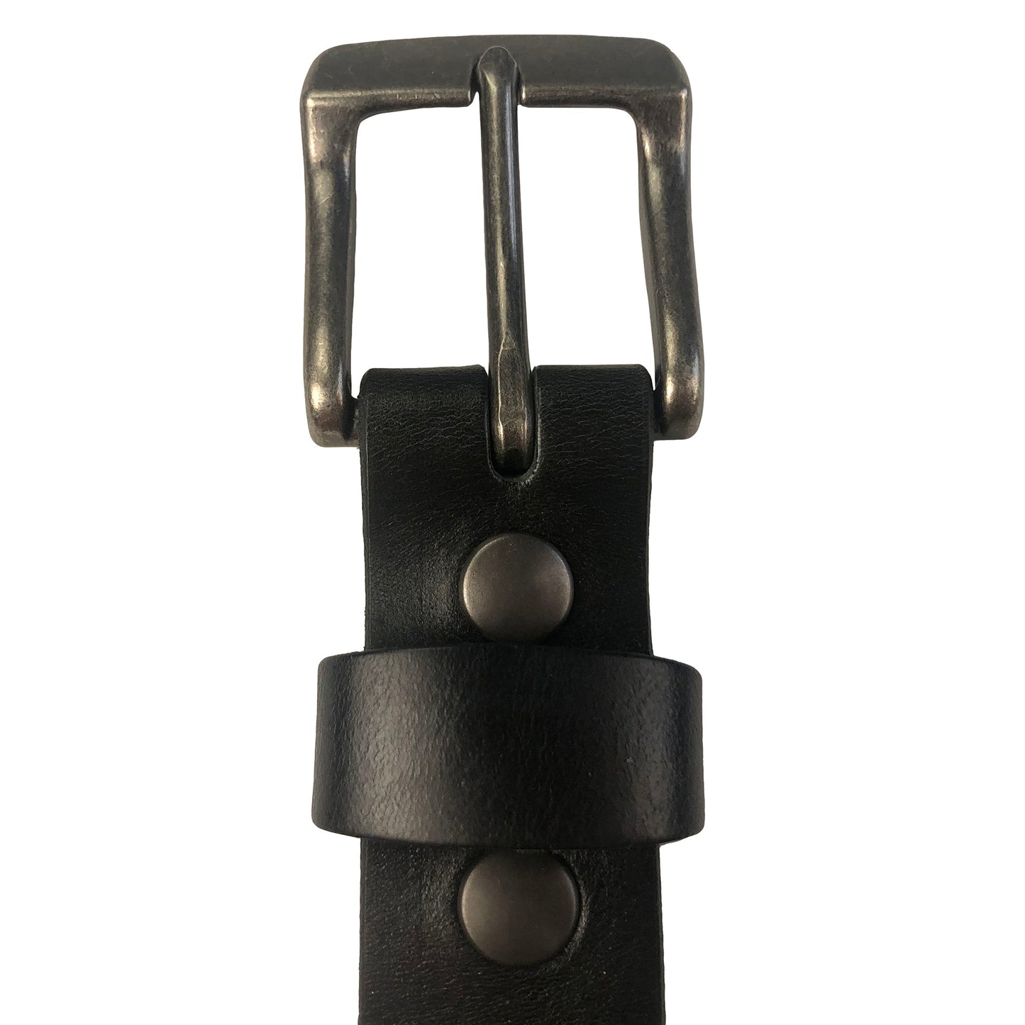 1.25"(32mm)  Black Bridle Leather Belt Handmade in Canada by Zelikovitz