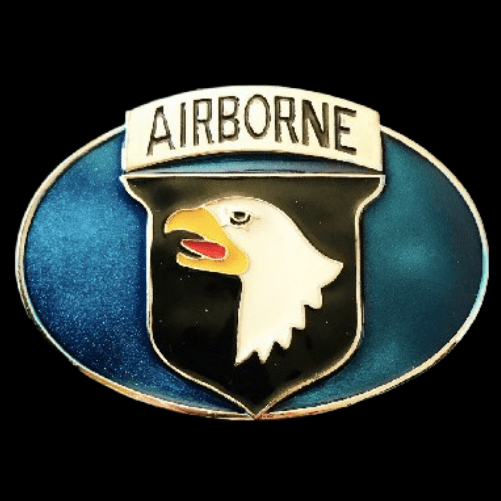 Boucle de ceinture aéroportée Screaming Eagle de l'armée américaine