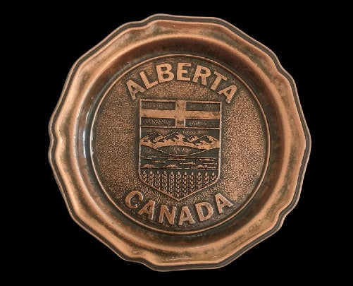 ALBERTA CANADA PROVINCE FLAG BAR CUP SOUVENIR DESSOUS DE VERRE ENSEMBLE DE 6