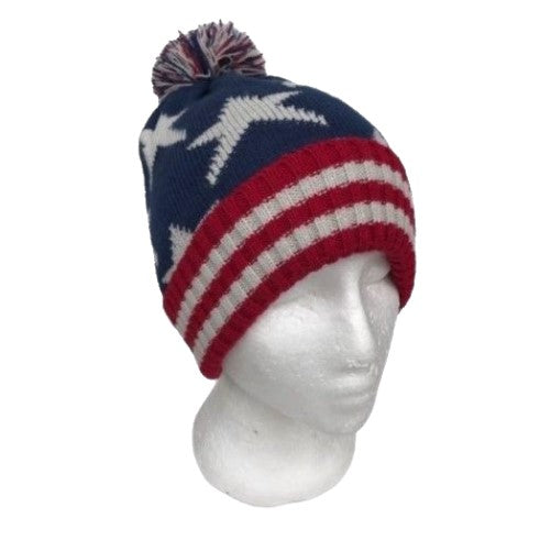 Bonnet drapeau américain USA rouge blanc et bleu, chapeau en tricot Punk Rock Snowboard, couvre-chef