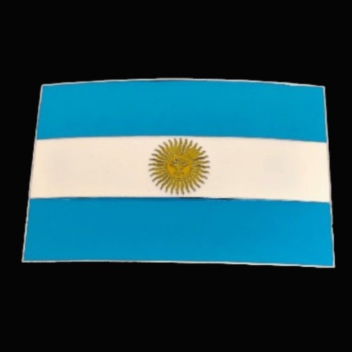 Argentina Buenos Aires Bandera Hebilla Cinturón Hebilla Boucle De Ceinture